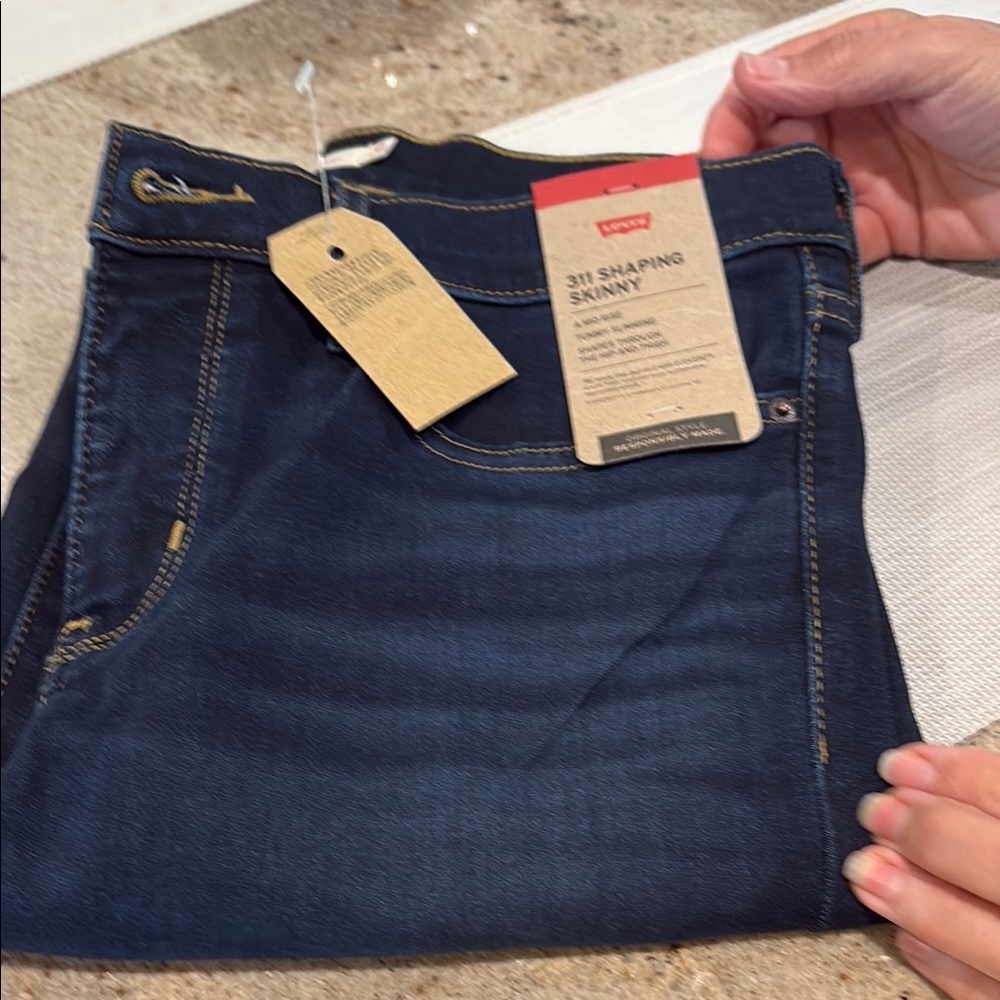 Levi's Blue Skinny Jeans Classic Denim Style